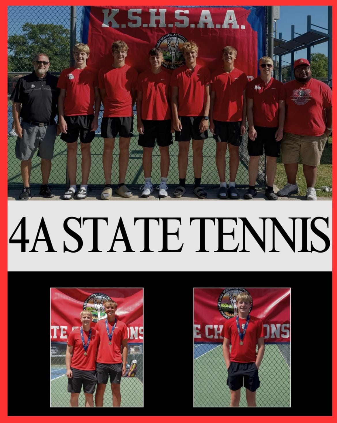 Bullpup Tennis Recap at The 4A State Tournament