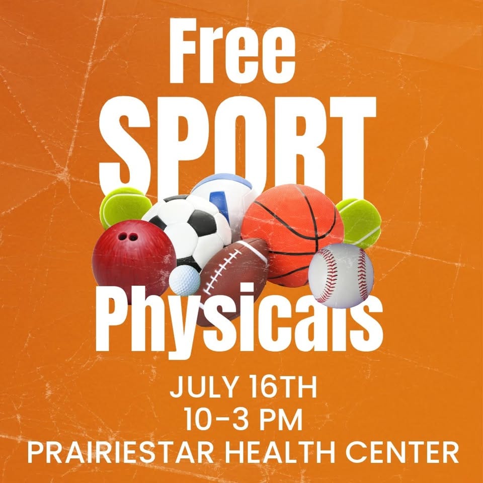 PrairieStar Health Center to Offer Free Sports Physicals for Students