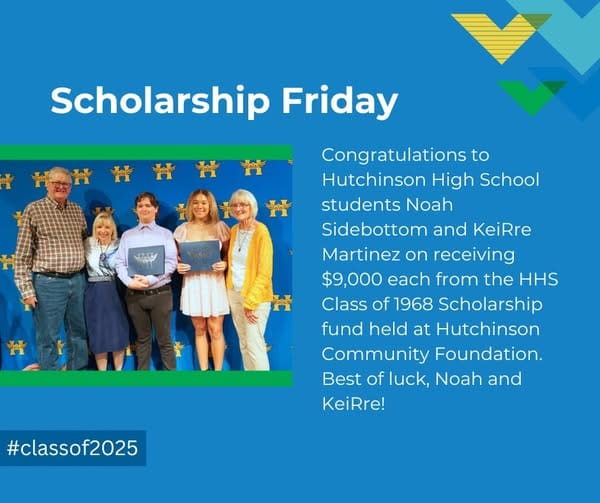 Hutchinson Community Foundation awards scholarships, hosts nonprofit training