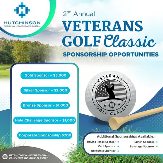 Hutchinson Hospital to host Veterans Golf Classic Sept. 26