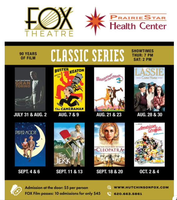 Historic Fox Theatre Continues Entertainment Legacy in Downtown Hutchinson
