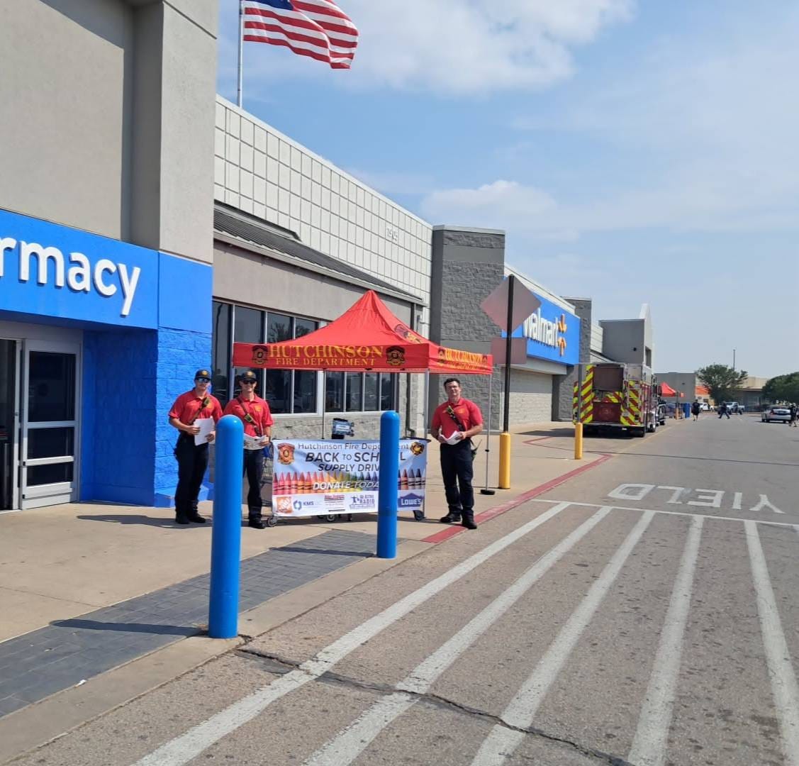 Hutchinson Fire Department Raises $55,757 in Annual School Supply Drive