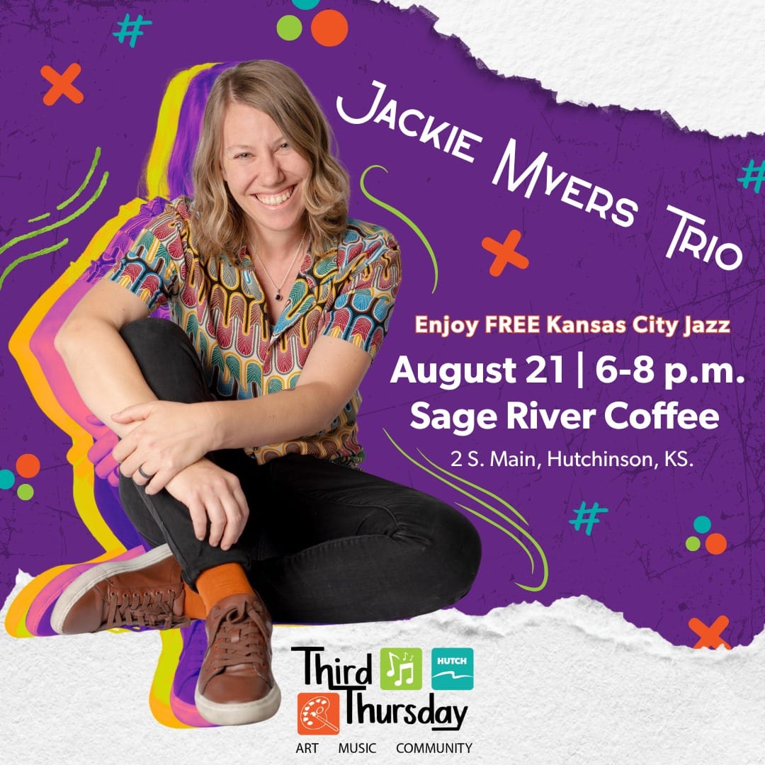 Jackie Myers Trio to Headline August Third Thursday in Downtown Hutchinson