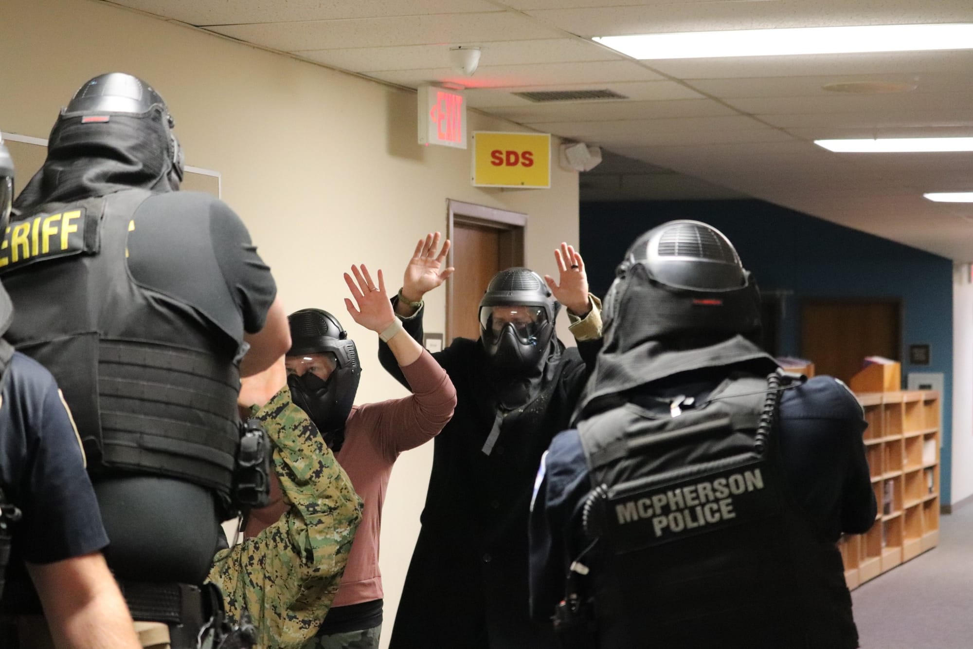 Local Law Enforcement Conducts Active Shooter Response Training