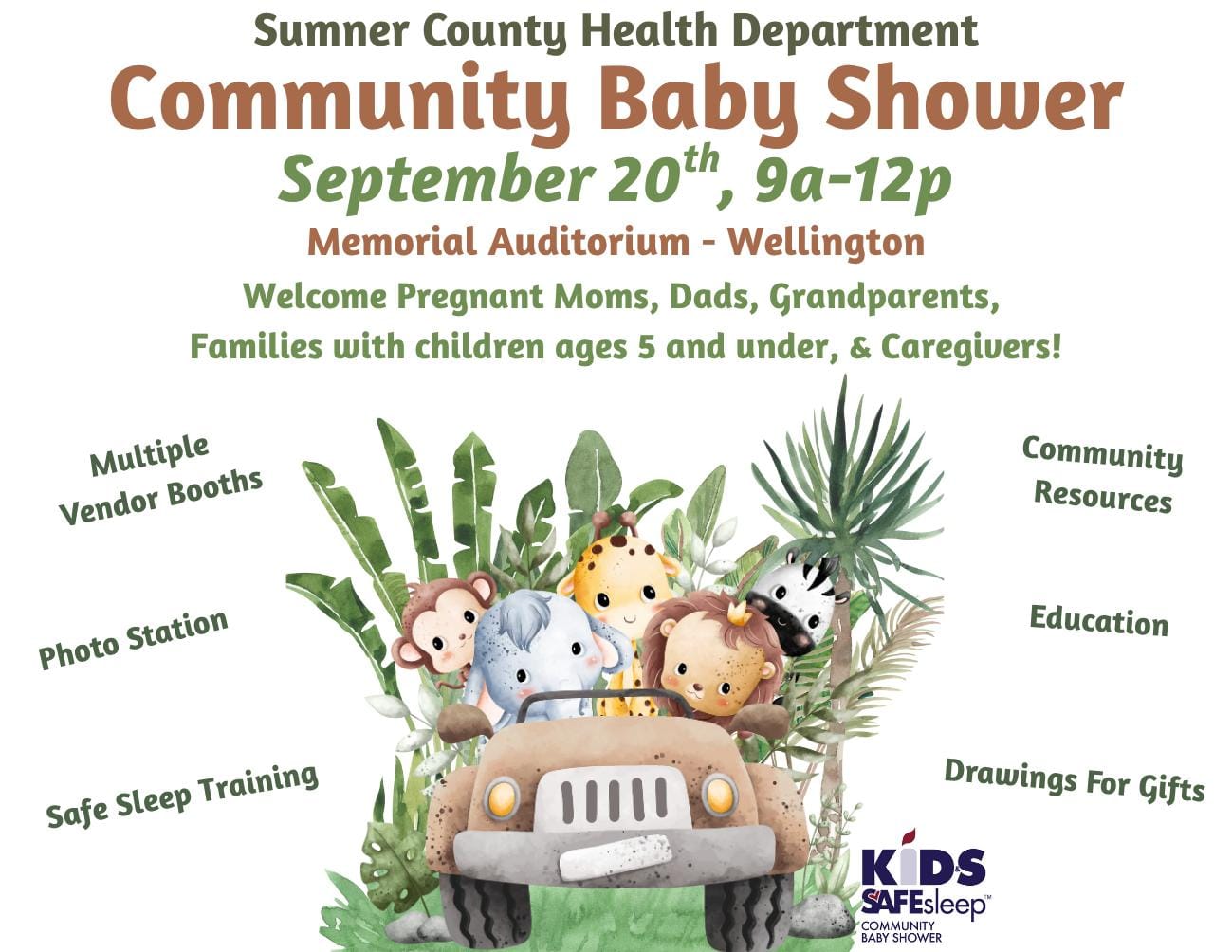 Summer County Health Department to Host Community Baby Shower