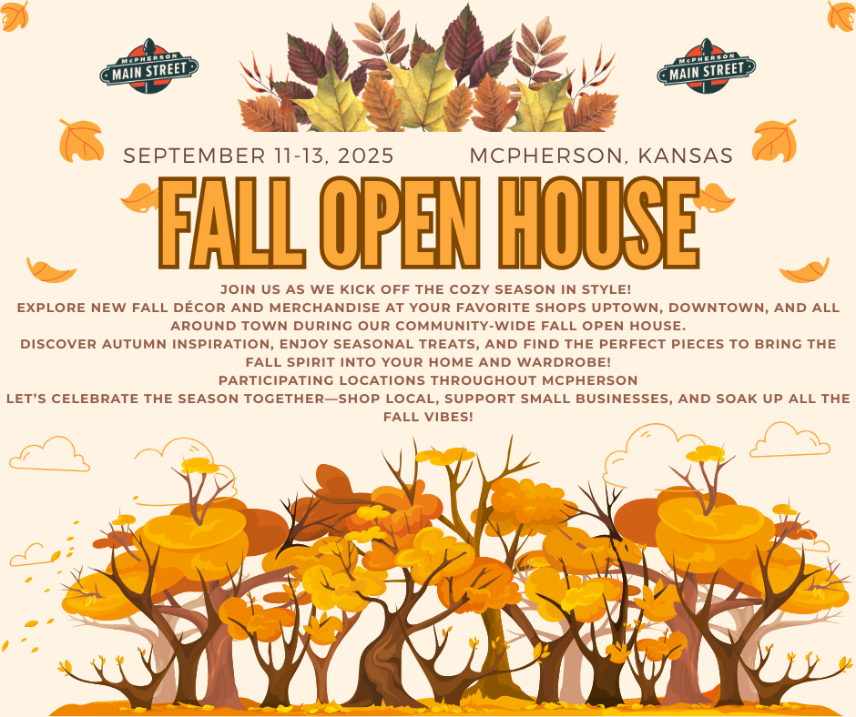Fall Open House Set for September 11-13