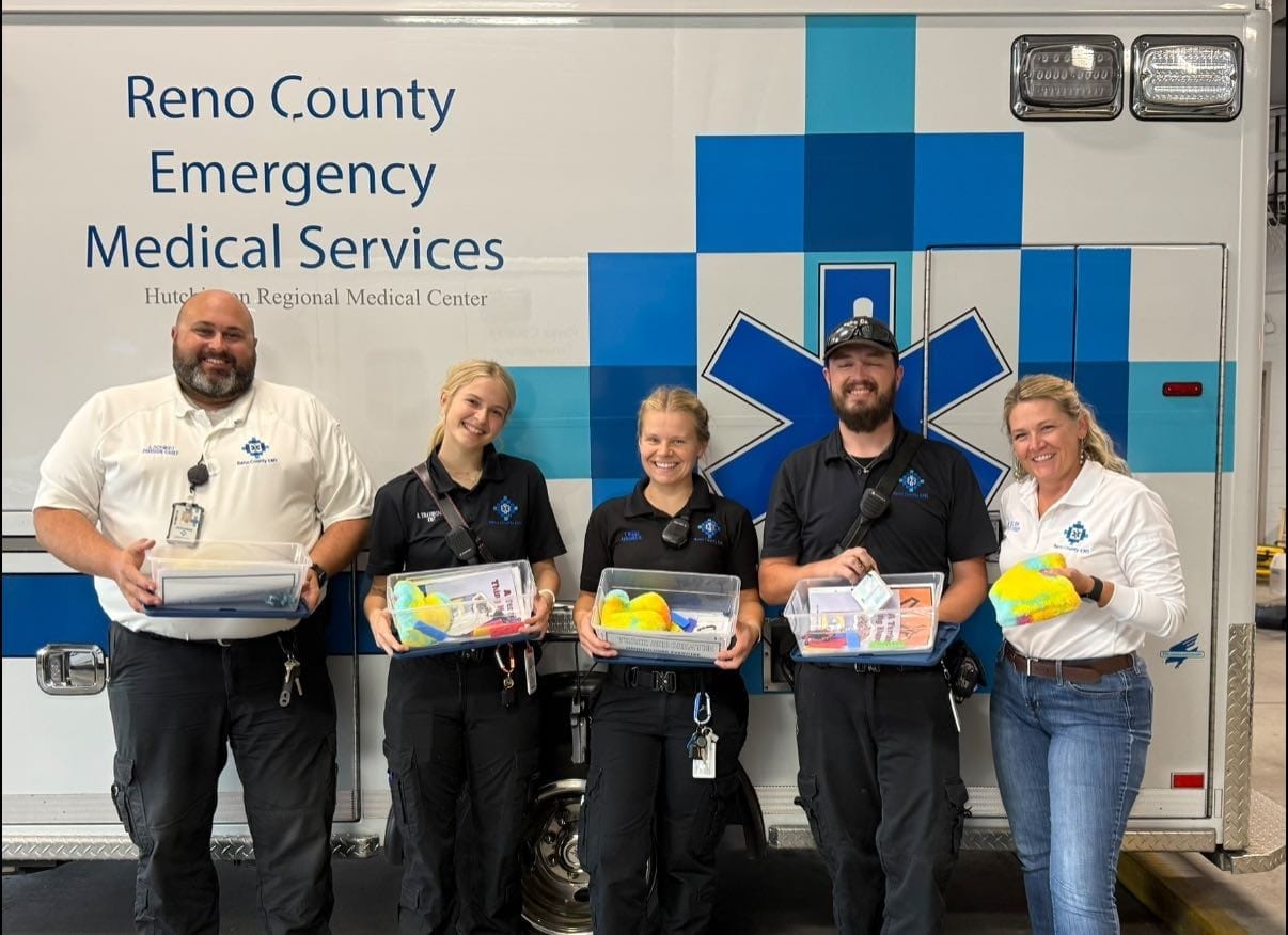 Altrusa International Donates Sensory Boxes to Reno County EMS for Pediatric Care