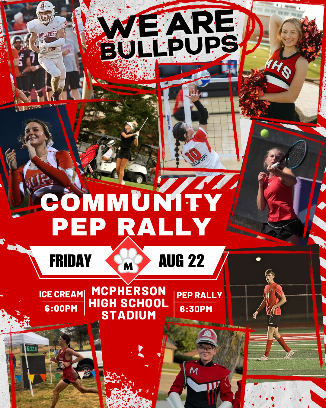 Bullpups to Host Community Pep Rally Friday Night