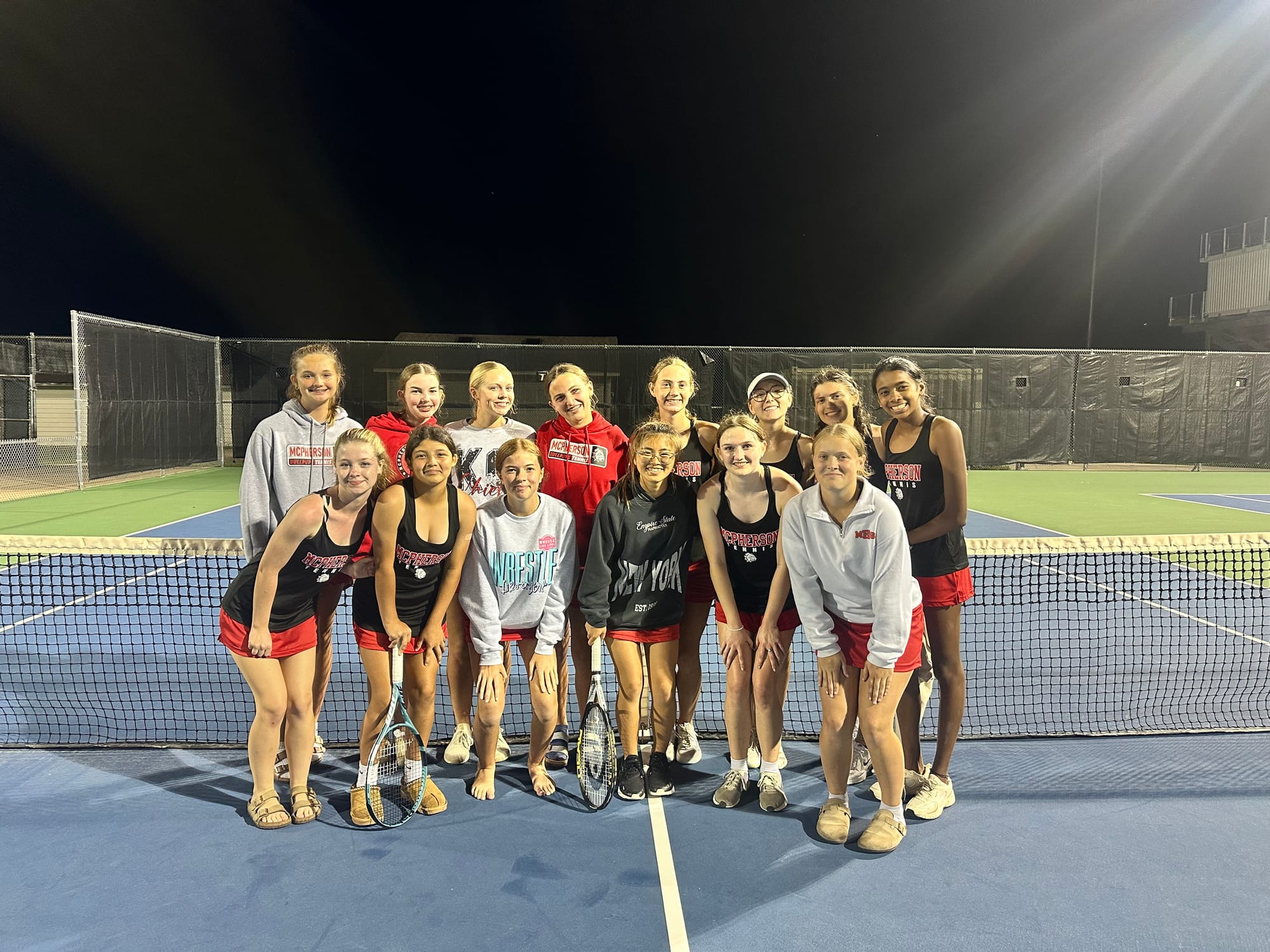 McPherson JV Tennis Dominates Home Tournament