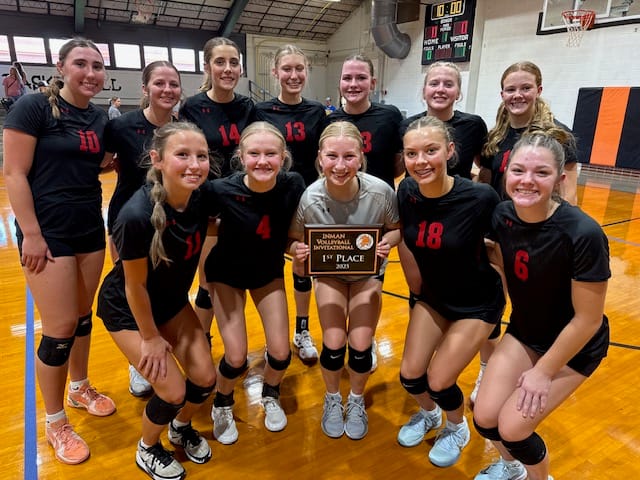 Moundridge Volleyball Captures Inman Invitational Championship