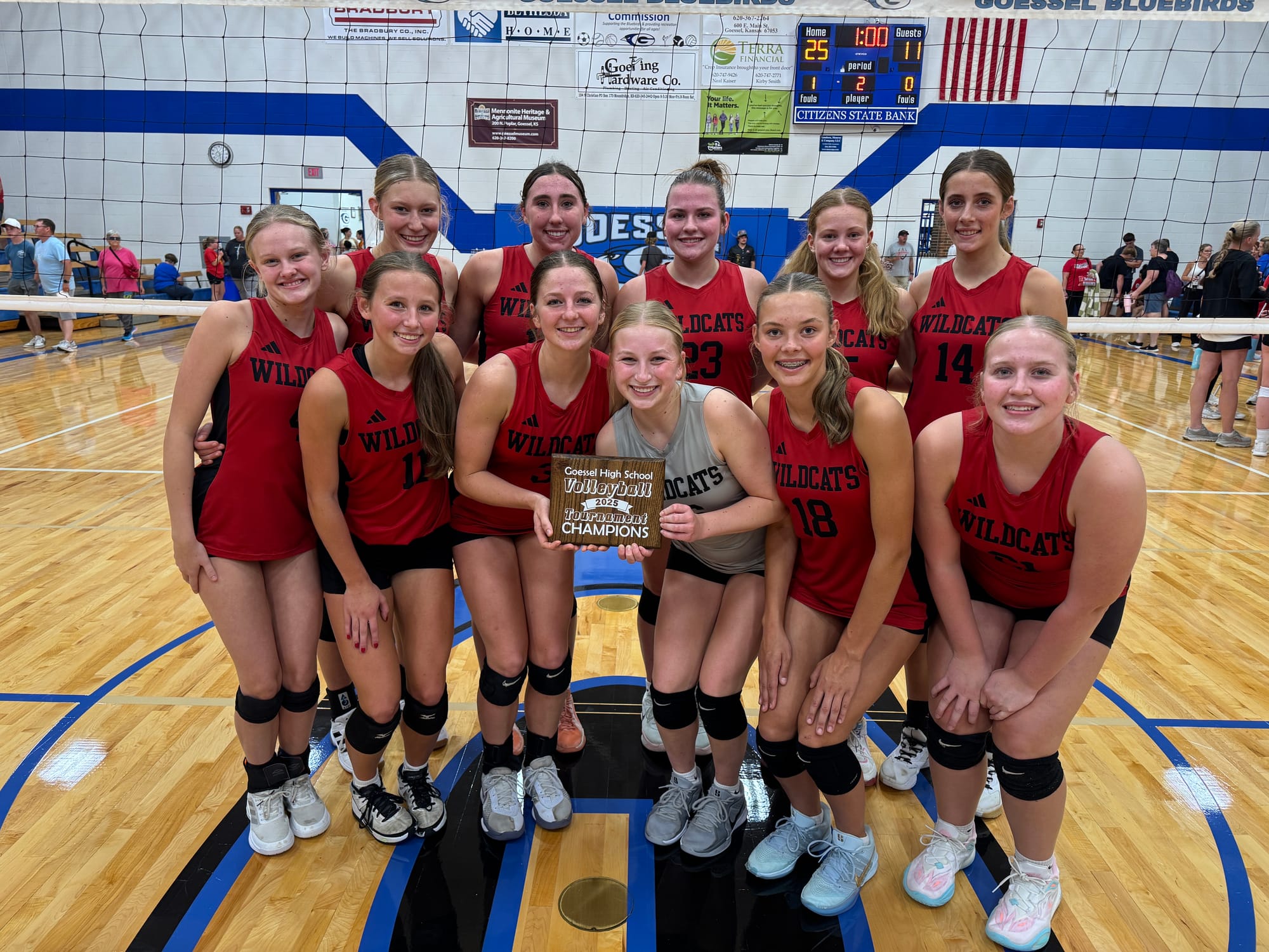 Moundridge Volleyball Captures Goessel Invitational Championship
