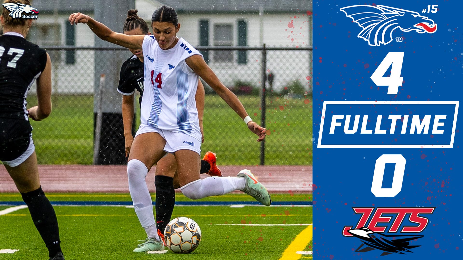 Puccinelli's Brace Powers No. 15 Hutchinson to 4-0 Victory Over NOC-Enid