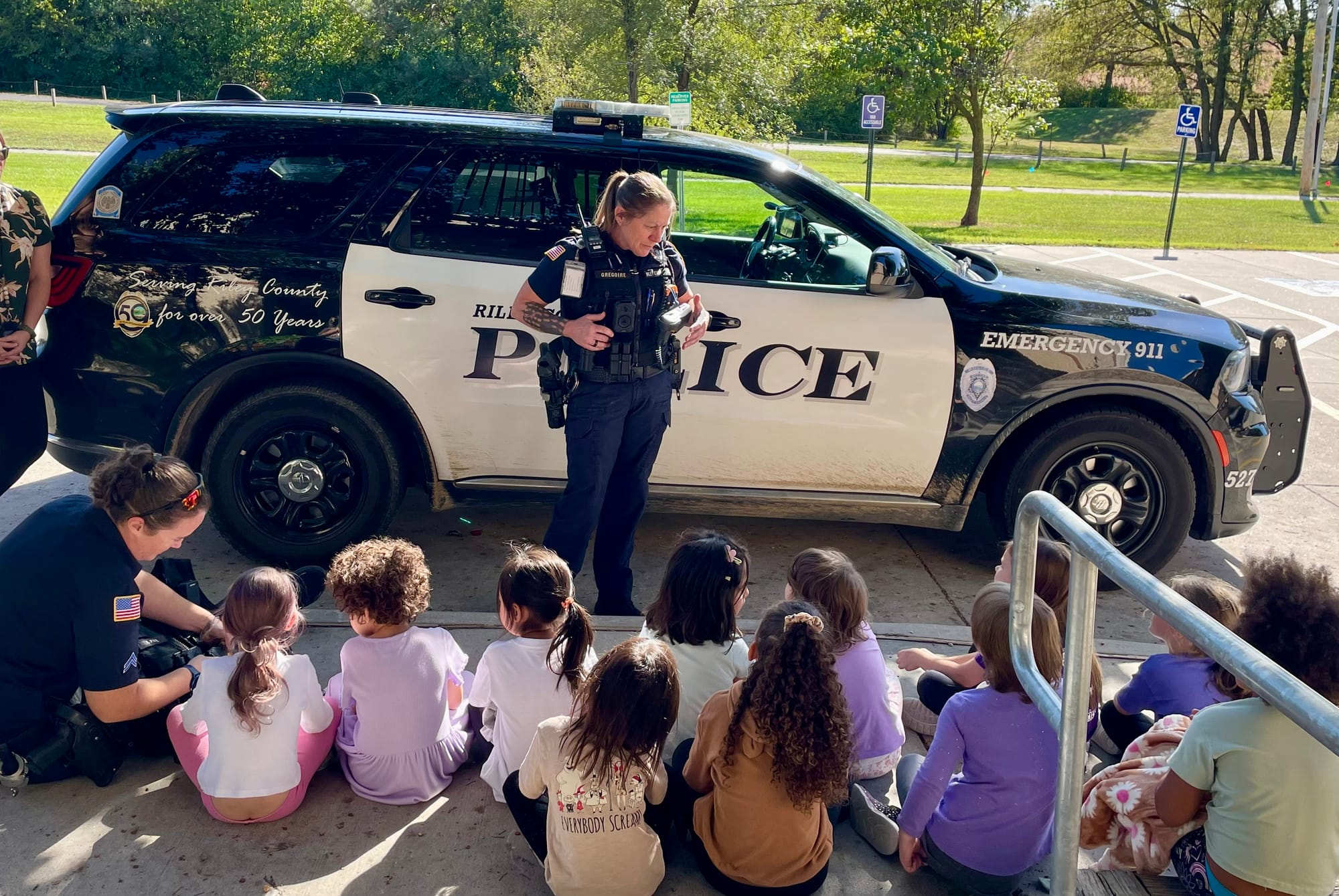 Riley County Police visit honors White Cane Day