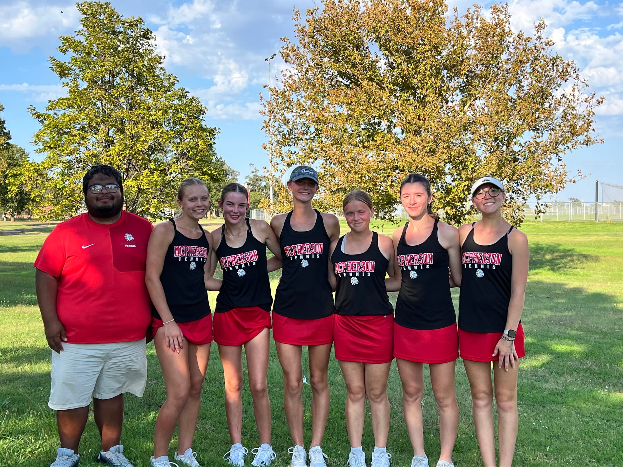 McPherson JV Tennis Dominates League Tournament with Perfect Sweep