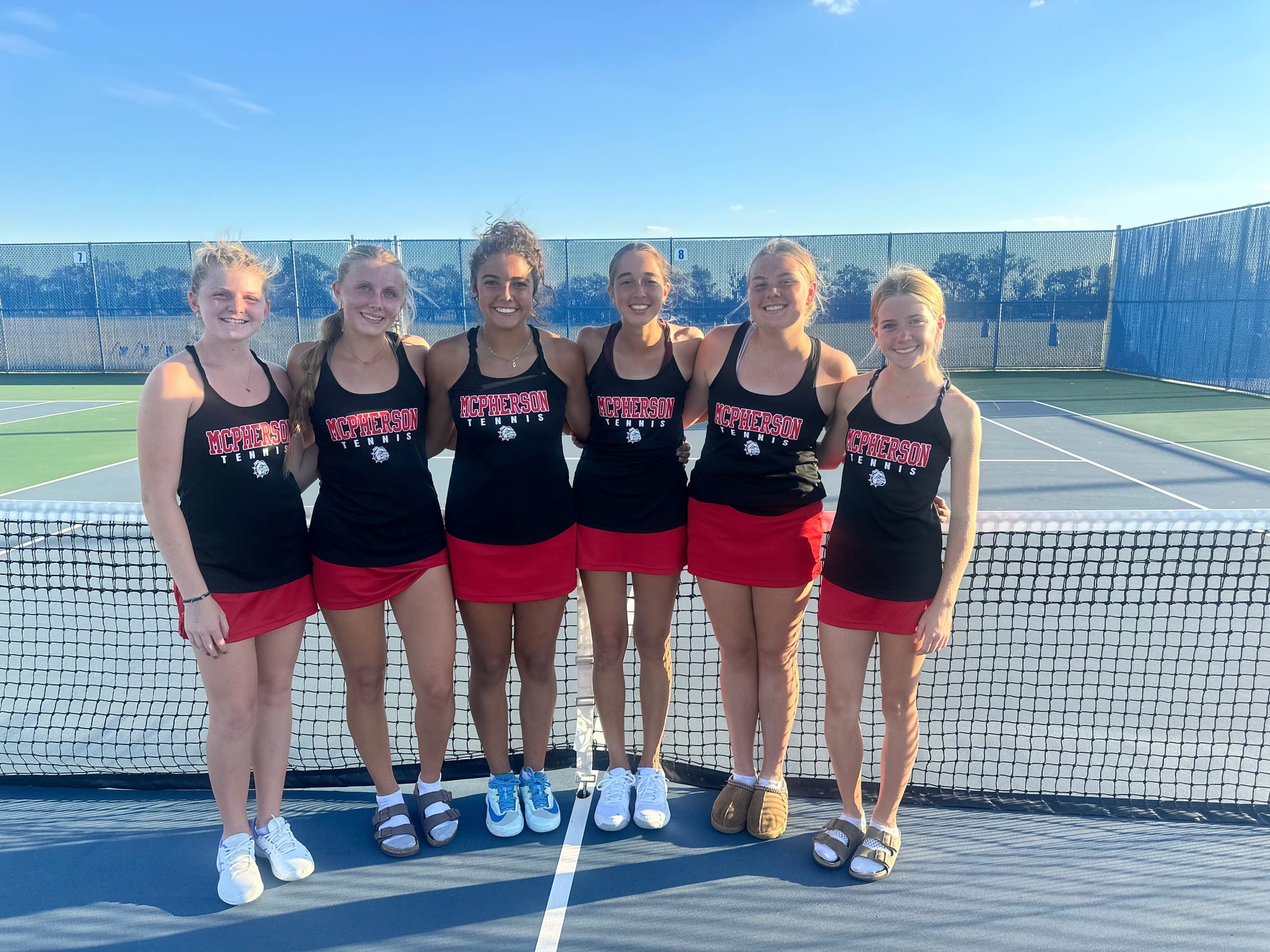 McPherson Girls Tennis Caps Regular Season with Victory at Goddard
