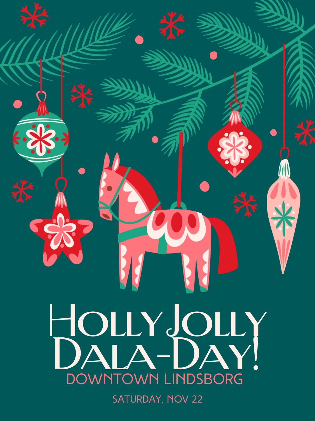 Lindsborg Hosts Holly Jolly Dala-Day Downtown Celebration