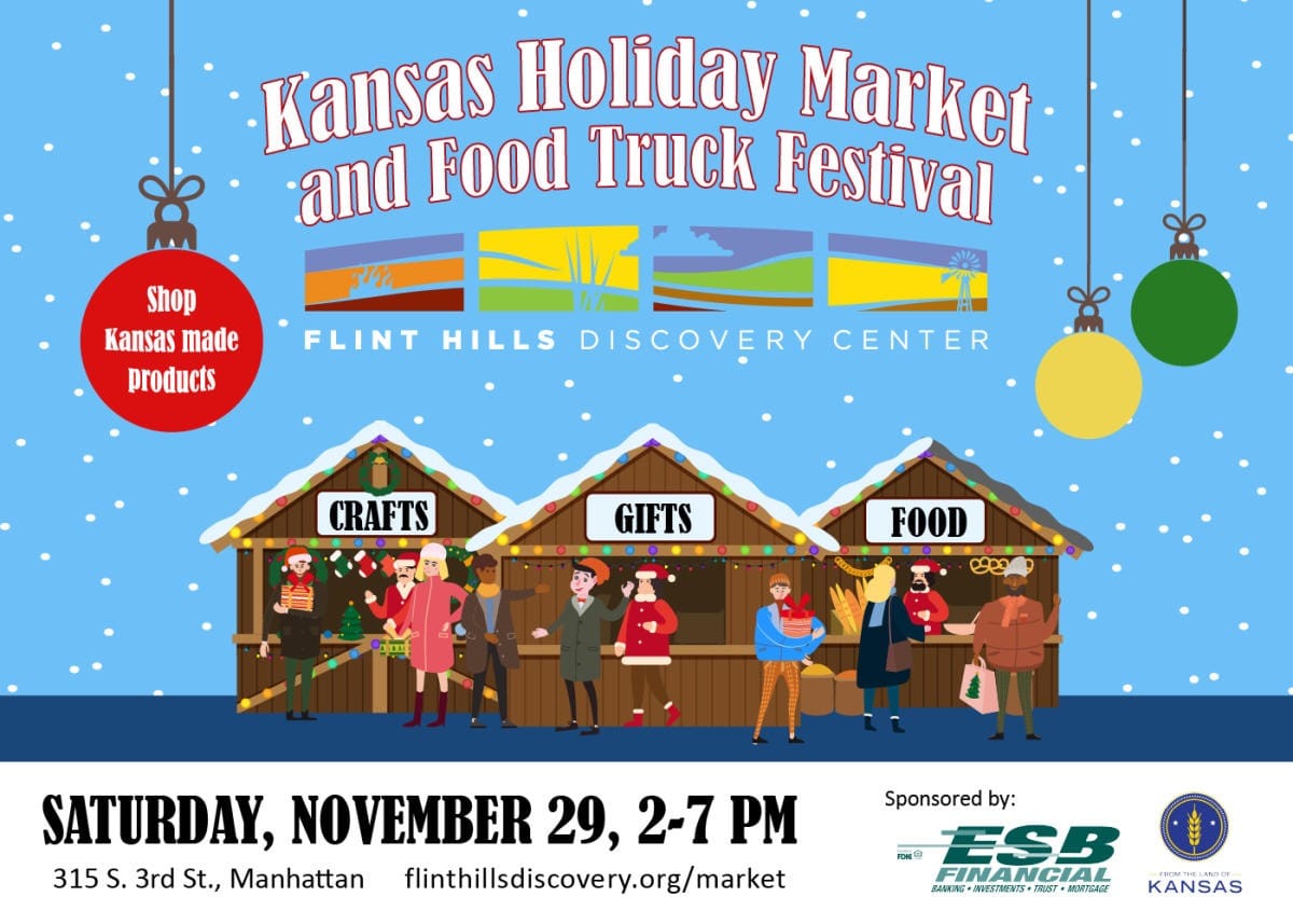 Kansas Holiday Market brings local vendors to Flint Hills Discovery Center
