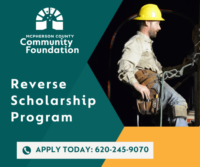 Community Foundation Launches Reverse Scholarship to Attract Trade Professionals