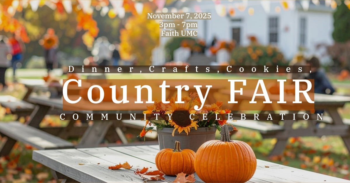 Faith United Methodist Church to host country fair Nov. 7