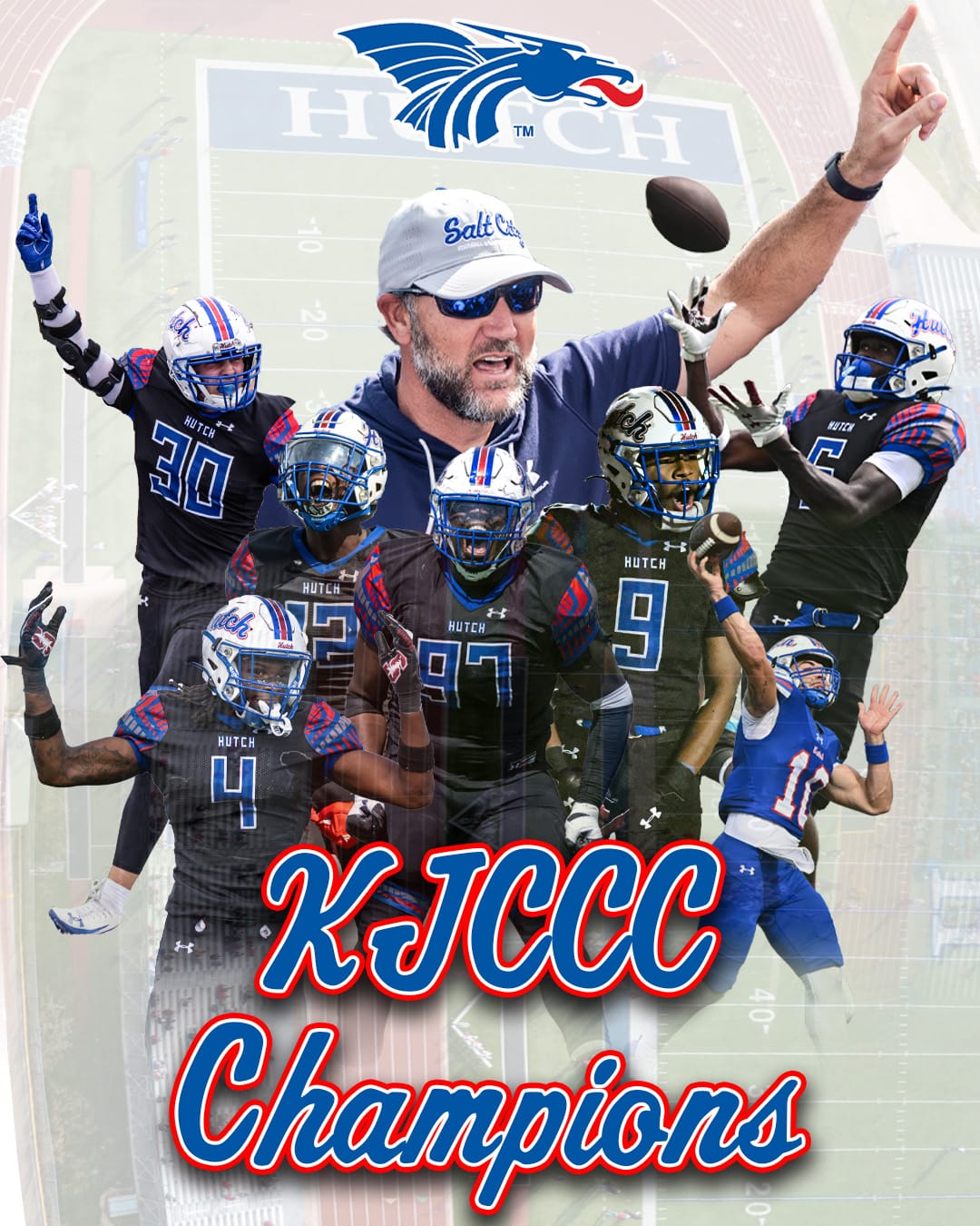 Hutchinson completes perfect regular season, claims sixth straight conference title