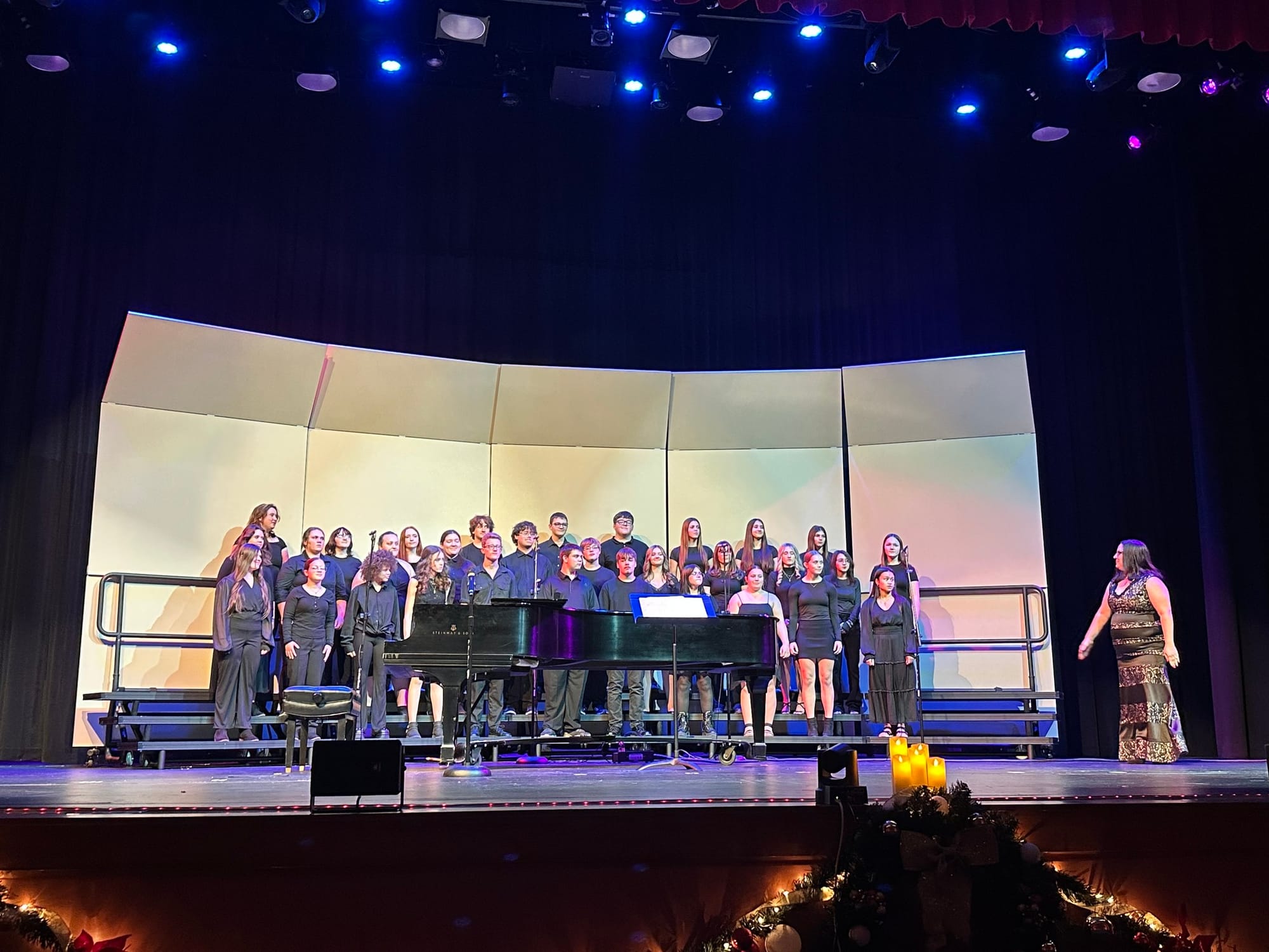 Wellington High School Choir Performs at Cowley College Christmas Concert