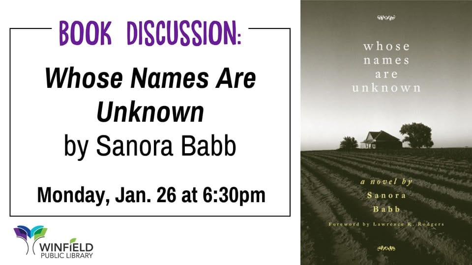 Winfield Library Book Club to Discuss Dust Bowl Classic