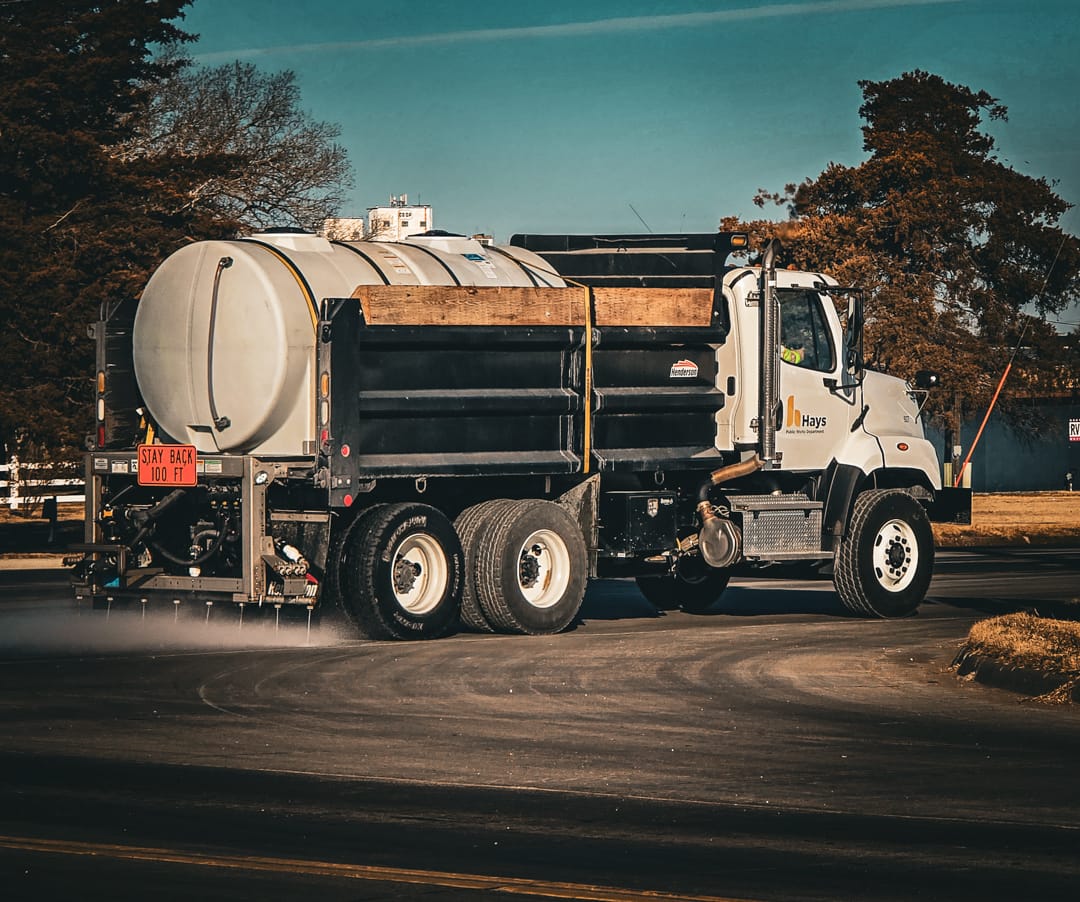 Hays Public Works Prepares for Winter Storm with Pre-Treatment Operations