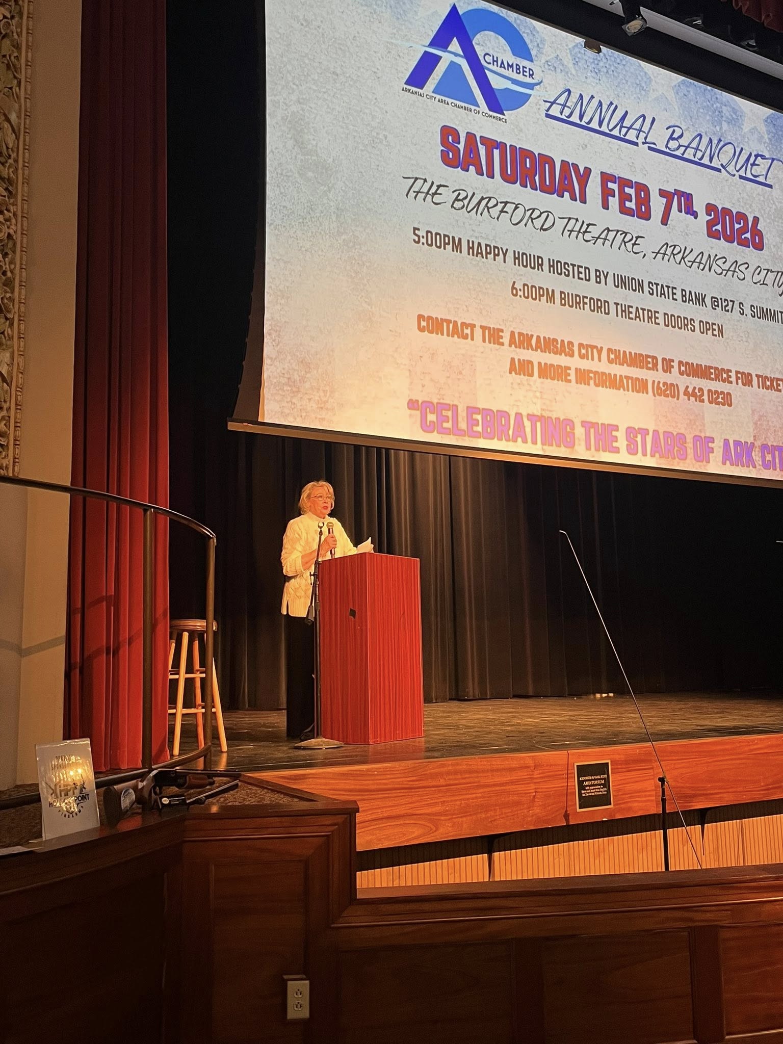 Arkansas City Chamber Honors Local Businesses at Annual Banquet