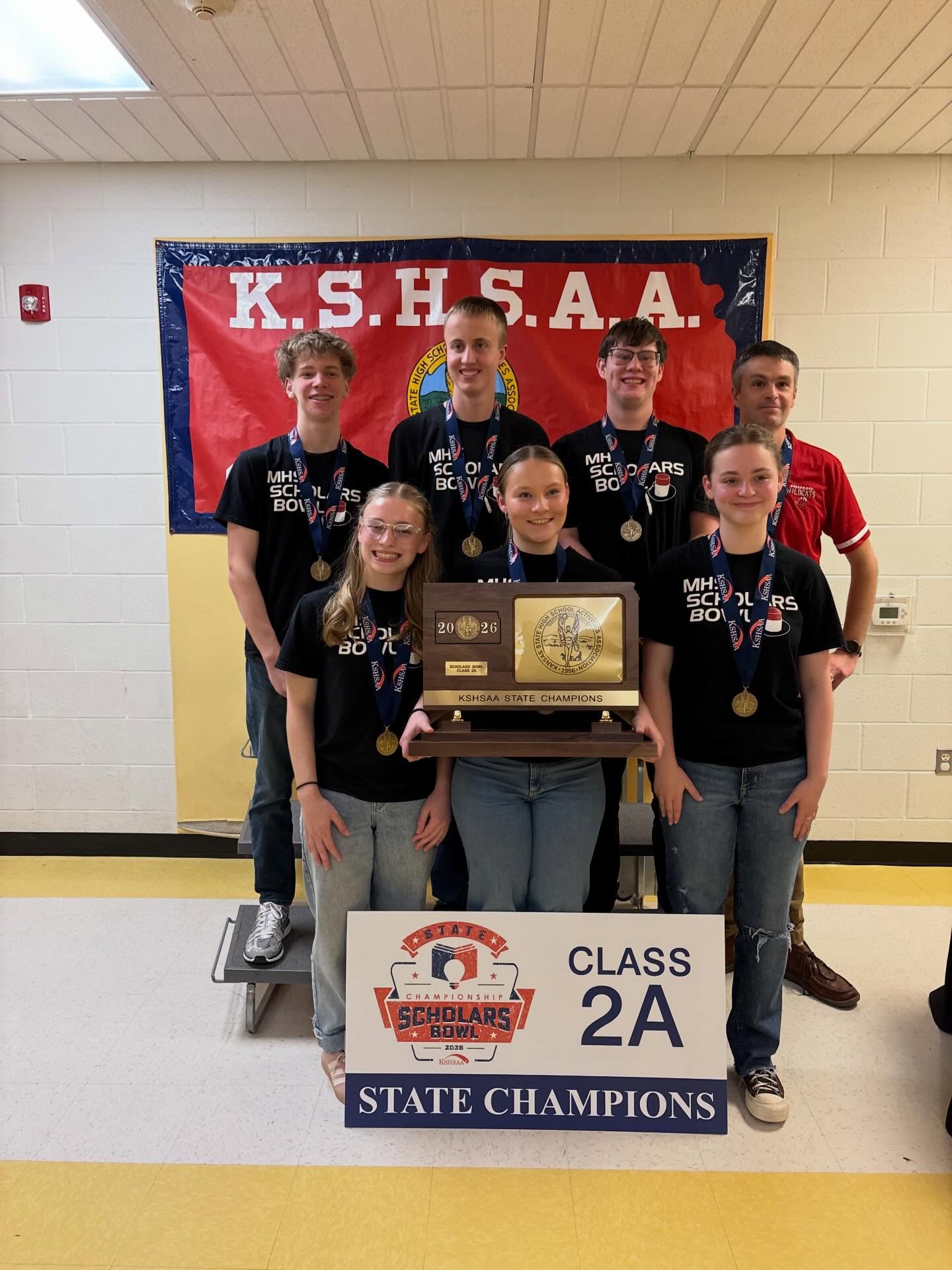 Moundridge Wildcats Repeat as 2A State Scholars Bowl Champions
