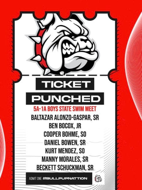 McPherson Bullpup Swimmers Punch Ticket to 5A-1A State Meet