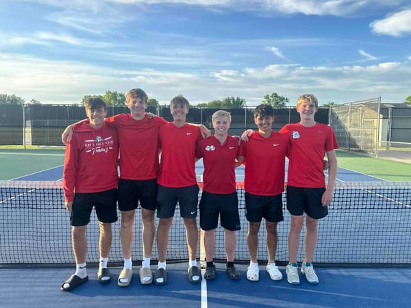 MCPHERSON BULLPUPS SECURE 4TH PLACE AT COMPETITIVE AVCTL DIVISIONS 3 & 4 LEAGUE TENNIS MEET