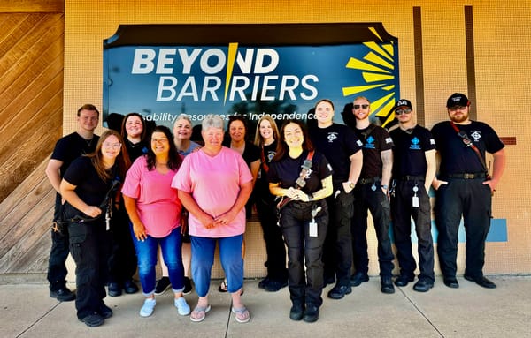Local EMS Partnership Raises Over $500 for Disability Support Organization