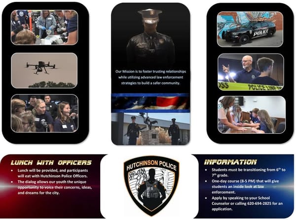 Hutch PD accepting 2025 Youth Academy applications