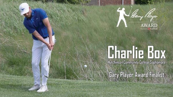 Hutchinson CC's Box named finalist for Gary Player International Golf Award; Hutchinson CC's Maher wins National Gold Glove Award for Defensive Excellence