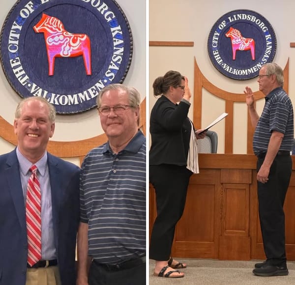 Lysell Appointed to Lindsborg City Council
