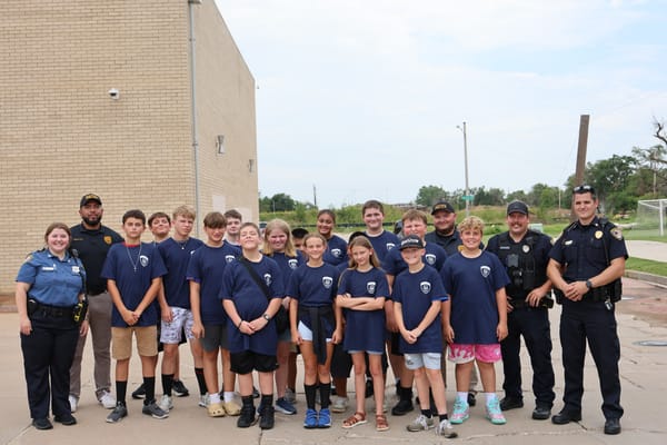 Hutchinson Police Department Hosts Youth Academy for Local Students