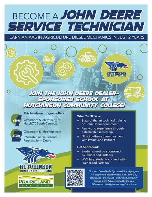 HutchCC Partners With John Deere Dealers to Launch Agriculture Technician Program