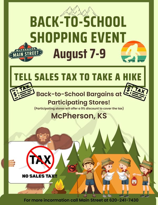 Local retailers offer three days of savings and exclusive promotions August 7-9