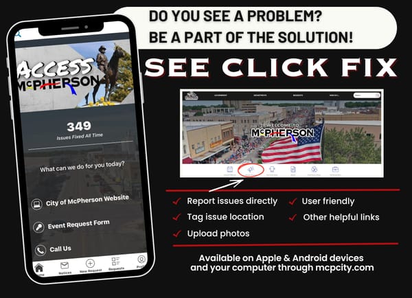 McPherson Residents Increasingly Turn to SeeClickFix for City Issue Reporting