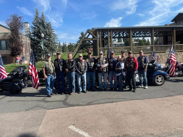 Hutchinson American Legion Members Participate in Colorado Veterans Memorial Ride