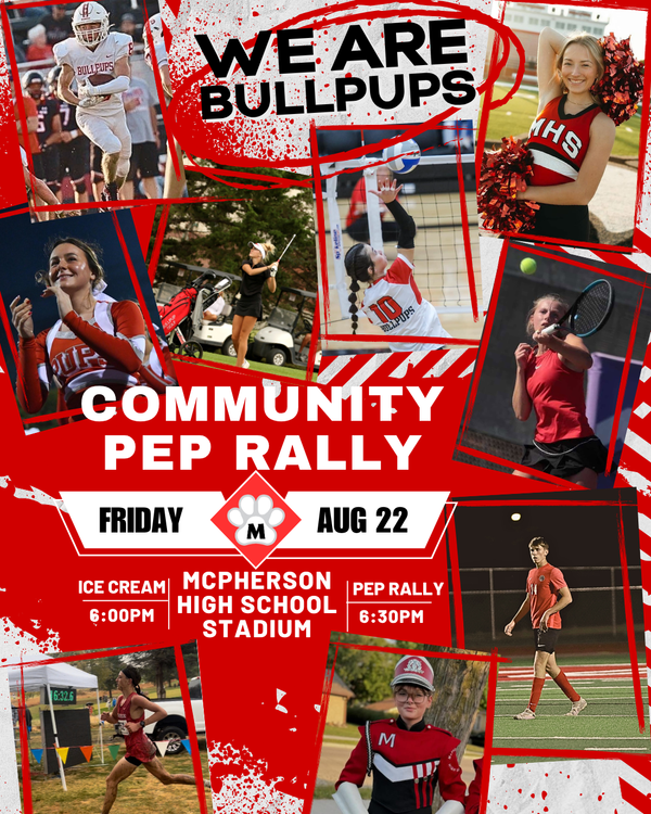 Bullpups to Host Community Pep Rally Friday Night