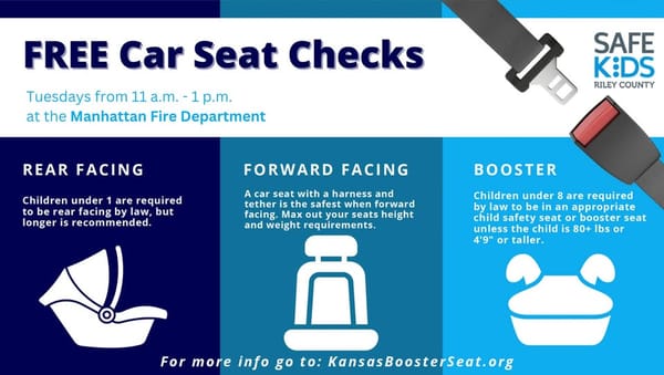 Riley County Offers Free Car Seat Safety Inspections Weekly