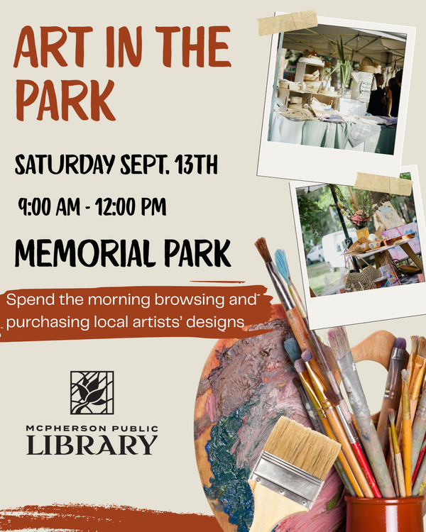 Local Artists Showcase Work at Memorial Park Saturday
