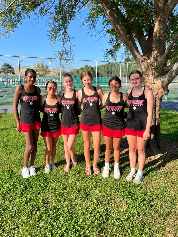 McPherson JV Tennis Dominates Tournament with Perfect Sweep