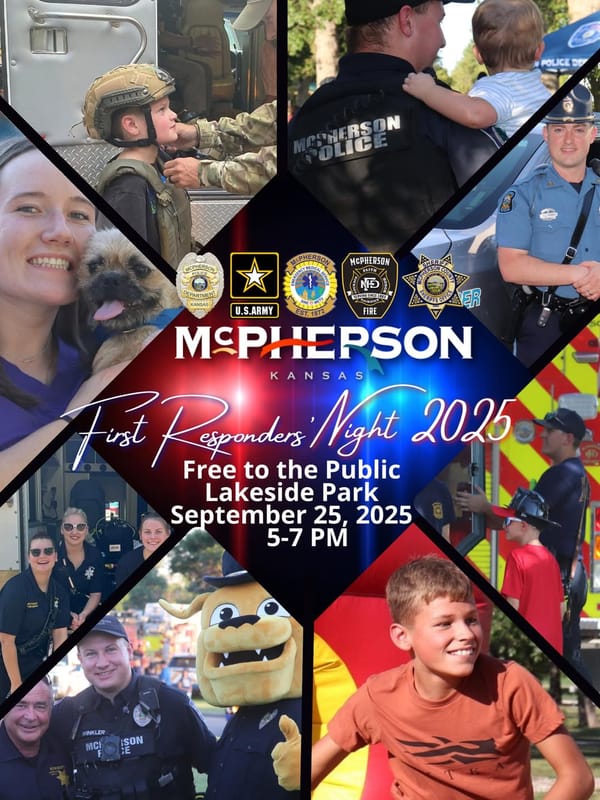 McPherson Hosts First Responders Night at Lakeside Park