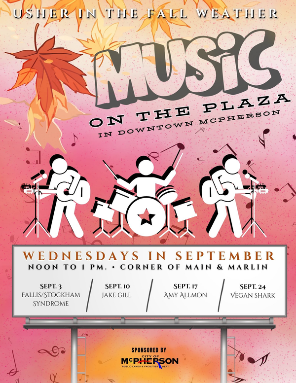Fall Music Series Returns to Downtown McPherson