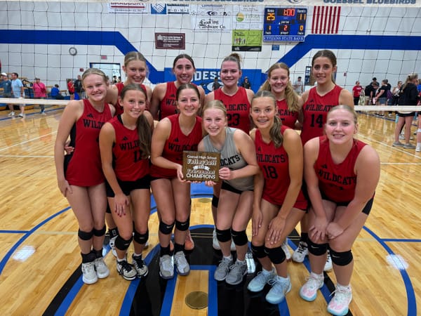 Moundridge Volleyball Captures Goessel Invitational Championship