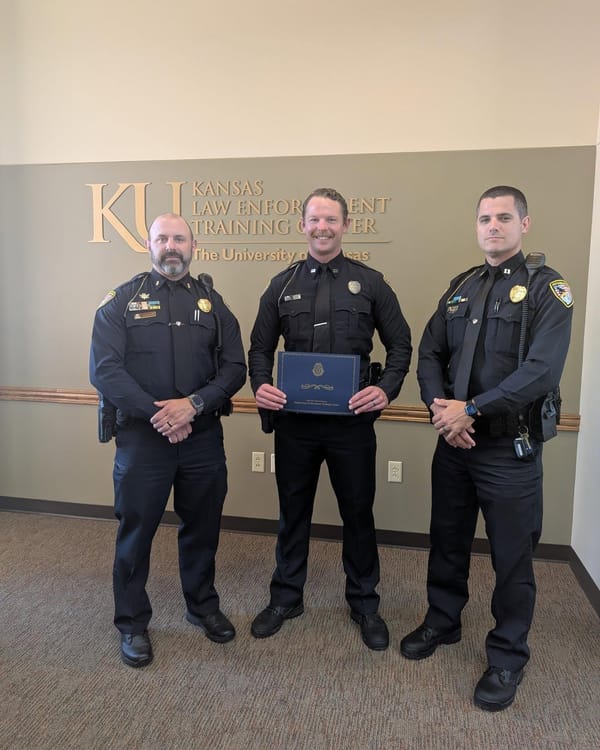 New Officer Ready to Serve: Hutchinson's Newest Graduate Begins Field Training