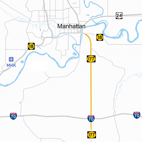 KDOT to Begin $5.9 Million K-177 Resurfacing Project Monday in Riley County