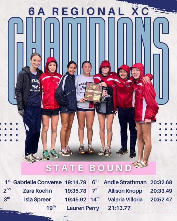 Manhattan cross country teams capture regional titles, advance to state